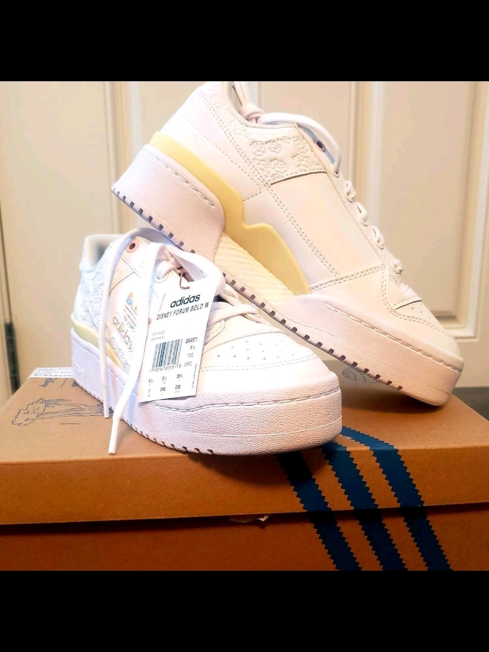 Adidas Women’s Forum Bold 'Bambi' Sneakers SZ 7